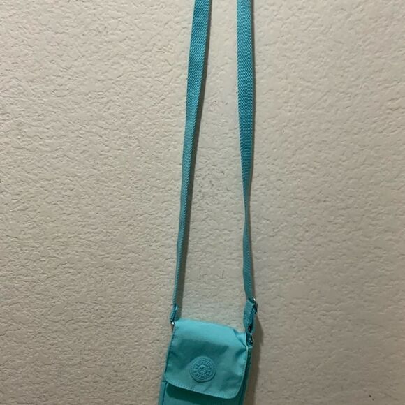 Kipling Tissy Crossbody Phone Bag - Blue Splash Tonal - Picture 2 of 8